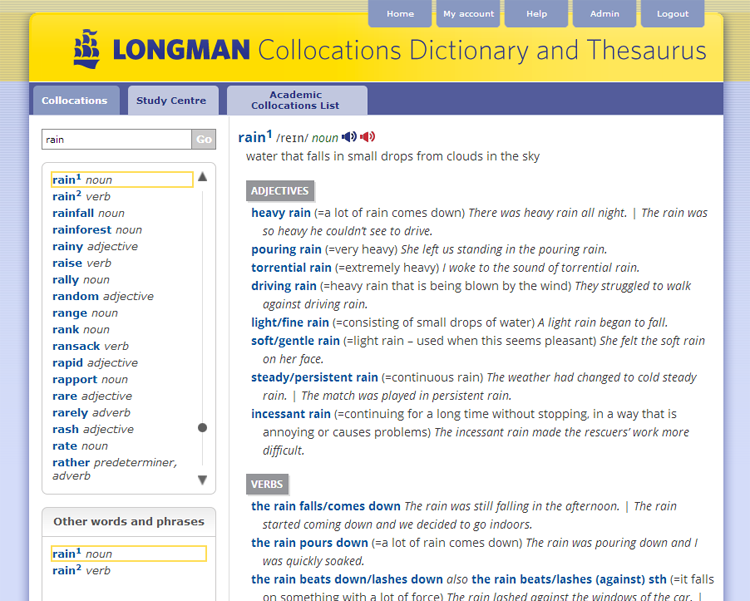longman dictionary free online